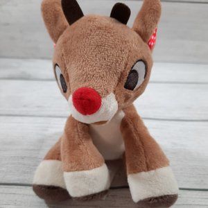 Rudolph Baby Rattle Plush